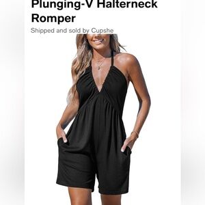 Cupshe black romper